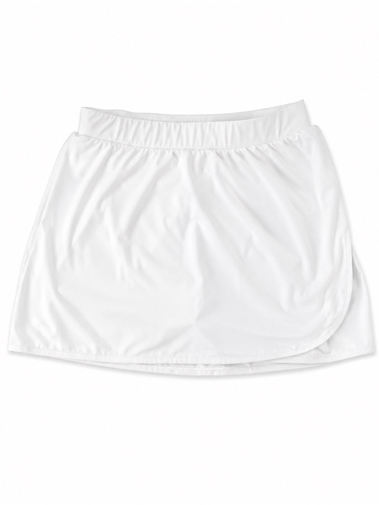 Tsla Pants - Women’s Athletic Skort - White